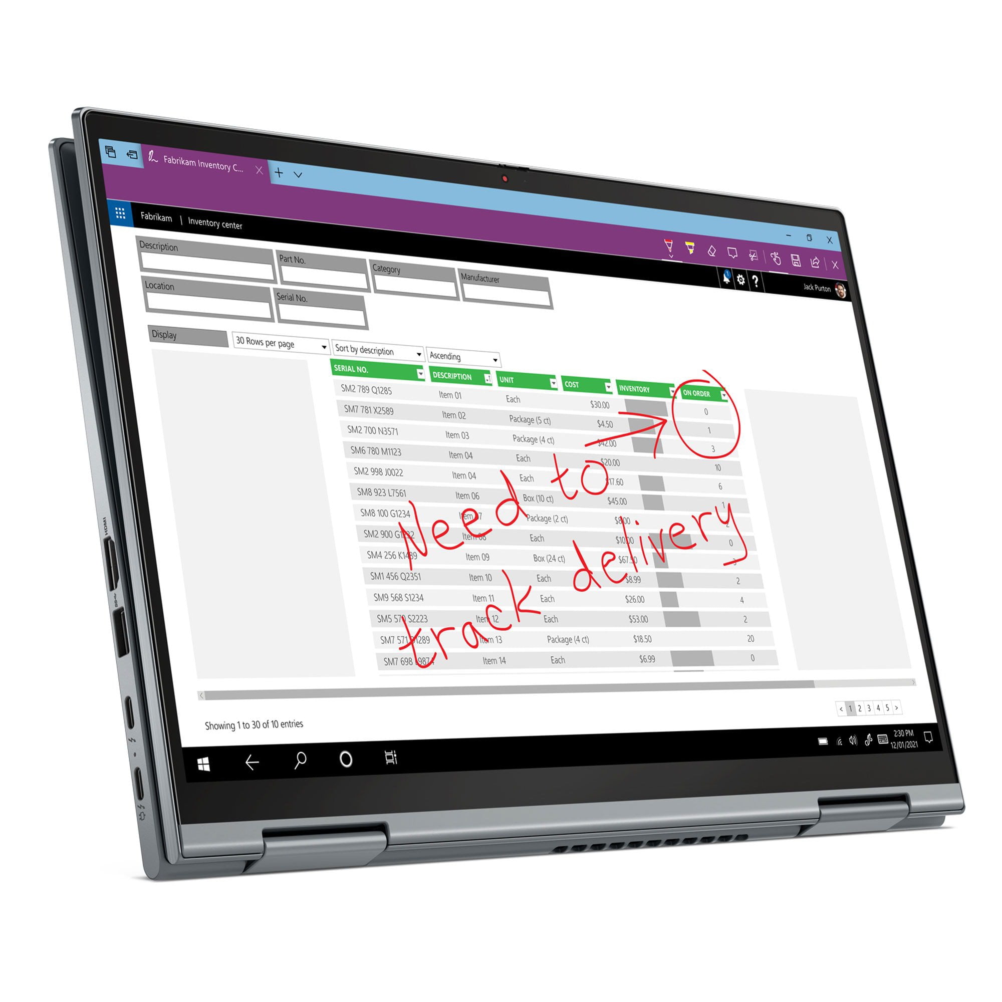 Lenovo Thinkpad X1 Yoga Gen 4 2-in-1 Business Laptop 14