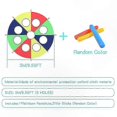 thumbnail image 3 of 6FT Rainbow Play Parachute with 3 Air Vents for Outdoor Group Activities and Fun Games, 3 of 5
