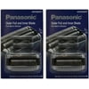 Panasonic WES9020PC (2 Pack) Replacement Outer Foil & Inner Blade Combo