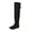 BLACK-SUEDE, variant on BURUDANI Women's Over The Knee Thigh High Winter Boots Color BLACK-SUEDE, Size 6
