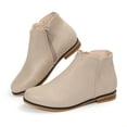 thumbnail image 3 of VitNoiva Kids Ankle Boots Side Zipper Lightweight Winter Toddler And Kids Girls Booties School Shoes, 3 of 7