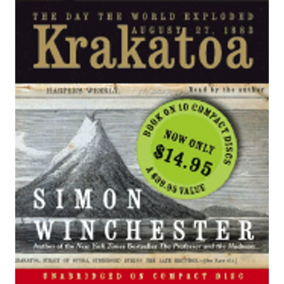 Pre-Owned Krakatoa CD Sp: The Day the World Exploded: August 27, 1883 (Audiobook) by Simon Winchester