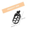 thumbnail image 2 of unbranded 1Par Reposapiés Para Motocicleta En Aluminio Negro Accesorio Duradero Y Estable, 2 of 7