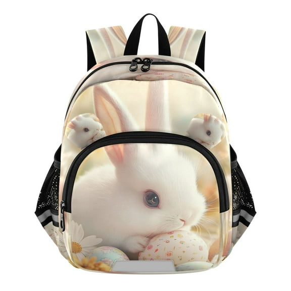 DIXRUYEE Backpack Lovely Fluffy Bunny Delight Pattern Pattern Suitable Schoolbag
