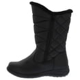 thumbnail image 2 of KHOMBU Carly Womens Cold Weather Boots with Dual Zipper Closures 8.5 Wide Black, 2 of 4