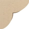 thumbnail image 3 of 10"W x 10"D x 10"H Wide Crestline Rough Cedar Woodgrain TimberThane Corbel, Primed Tan, 3 of 6