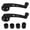 Black, variant on Rodshake Universal Metal Car Window Crank Handle Replacement Set, Manual Window Adjustment Tool for Small Trucks and Cars