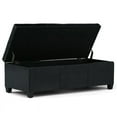 thumbnail image 2 of Atlin Designs Banc de Rangement en Similicuir Noir, 2 of 6