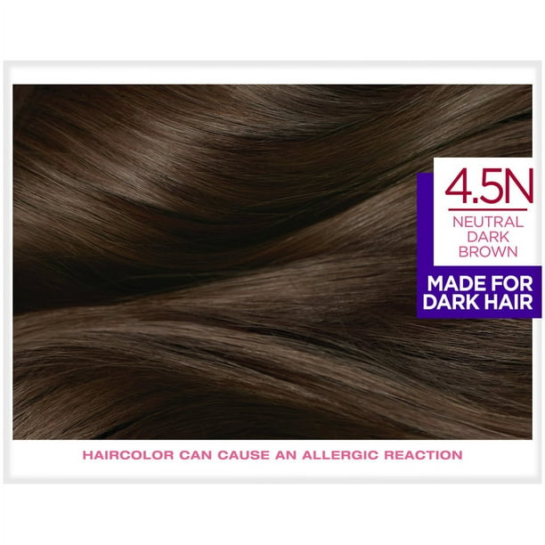 L'Oreal Paris Excellence Creme, 4.5N Dark Neutral Brown Hair Color