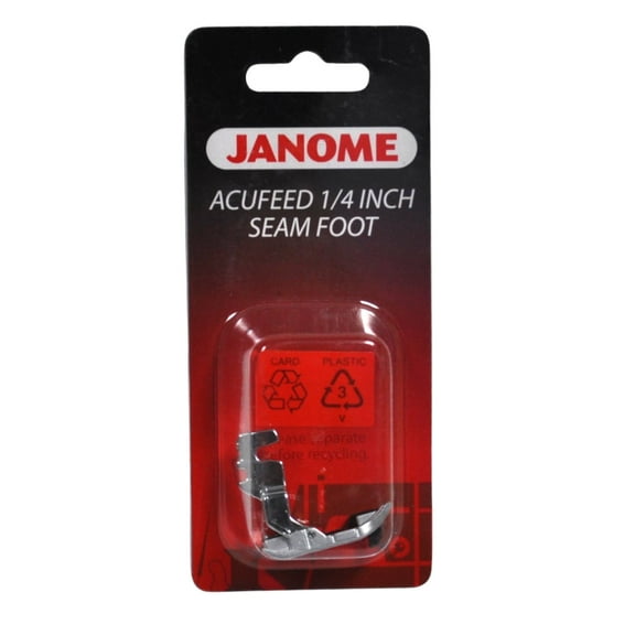 Janome Acufeed 1/4 Inch Seam Foot 202031002