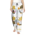 thumbnail image 2 of Lsque Gnomes Honey Bee Print Women's Pajama Pants, Lounge Pant - Comfortable Home Wear,Elastic Waistband, Stylish Design-XX-Large, 2 of 9