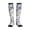 3 Black, variant on Indigo Tie Dye Compression Socks for Women and Men 20-30mmHg-Circulation Support Socks Knee High Nurse Pregnant Running Medical and Travel Athletic