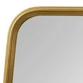 thumbnail image 3 of Kate and Laurel Caskill Modern Barrel Mirror, 18 x 48, Gold, Rounded Rectangle Full Sized Mirror for Wall, 3 of 8