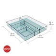 thumbnail image 3 of Copco Basics Clear Multi Compartment Organization in Aqua, 3 of 7