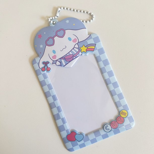 Tarjetero Kawaii Sanrios Hello Kitty Anime Kuromi Melody Cinnamoroll niñas autobús tarjeta bancaria funda protectora bolsa colgante regalos