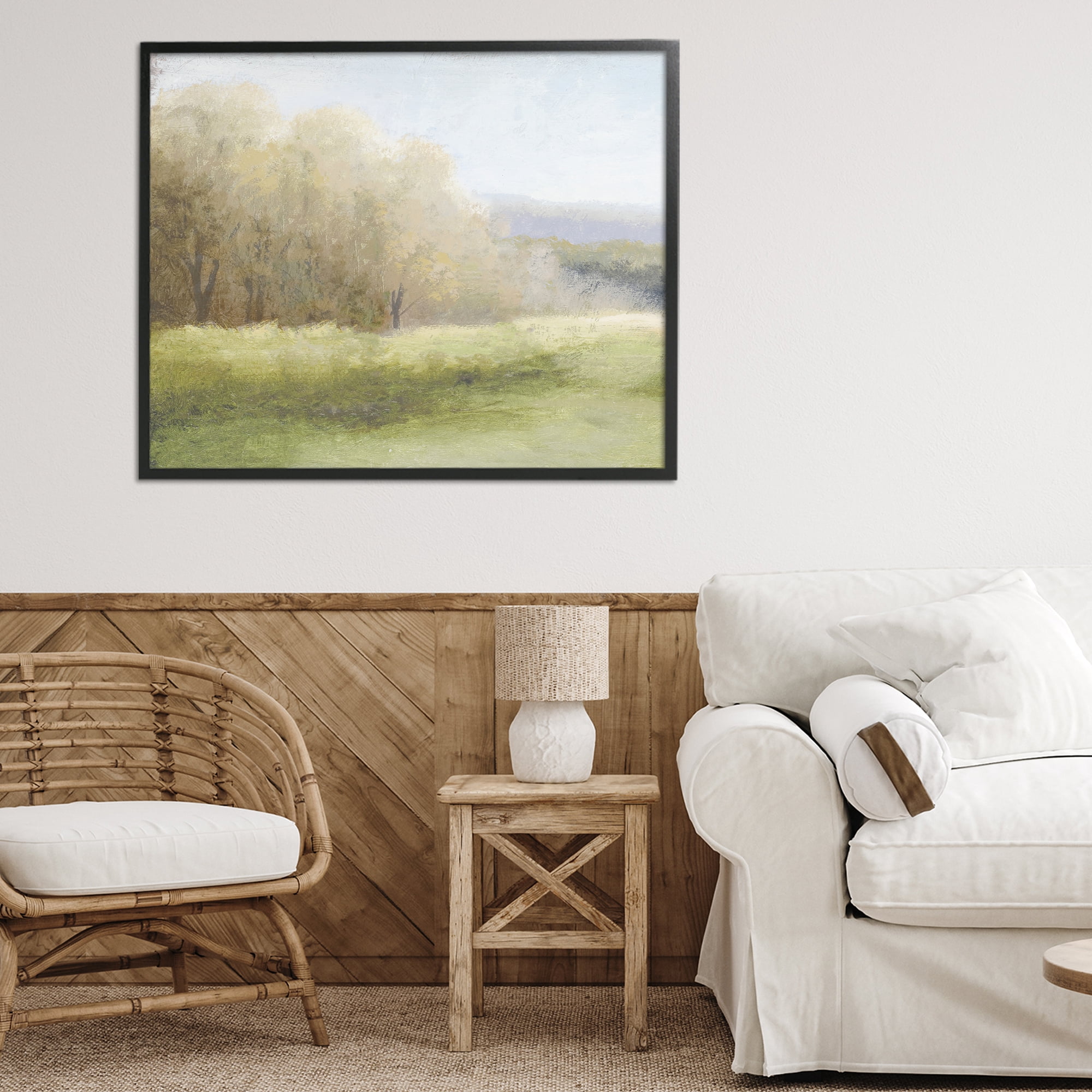 Stupell Industries Within a Familiar Place Landscape Black Framed Giclee Art, design by Michael Marcon