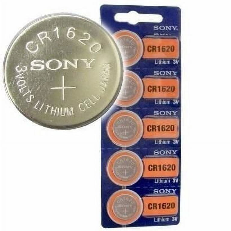Sony CR1620 3V Lithium Coin Battery - 2 Pack