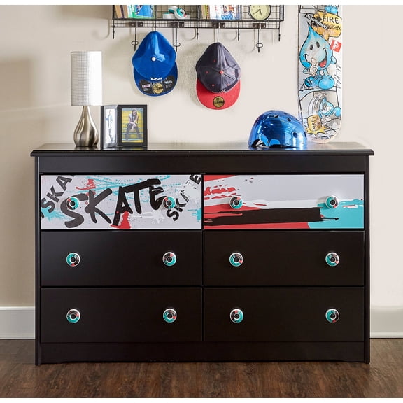 Inval Powell Kick Flip Dresser, Black