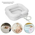 SWYAN Inflatable Portable Bed Shampoo Hair Washing Basin Foot Pump