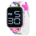 thumbnail image 3 of Justice Unisex LED Multi Color Tie Dye Silicone Watch - JSE4196WM, 3 of 3
