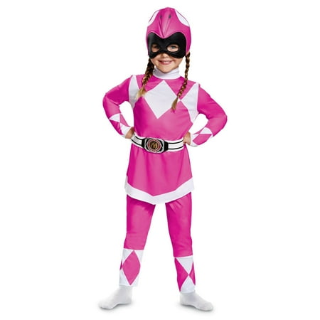 Pink Power Ranger Classic Toddler Halloween Costume - Mighty Morphin