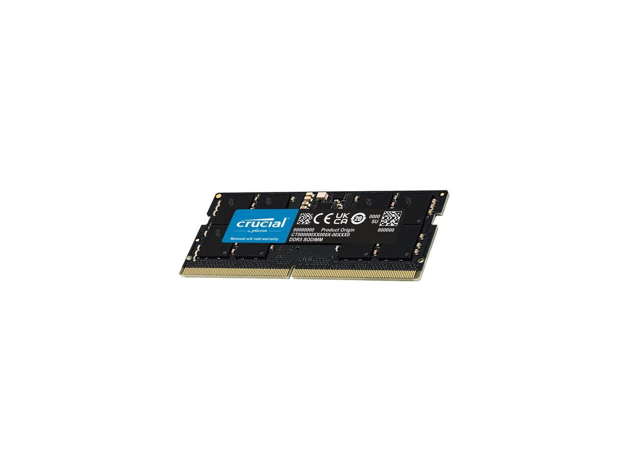 Crucial 16GB DDR5 RAM Kit (2x8GB), 4800MHz (PC5-38400) CL40