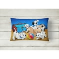 thumbnail image 2 of Carolines Treasures APH9058PW1216 Dalmatians playing ball Fabric Decorative Pillow  12H x16W multicolor, 2 of 3