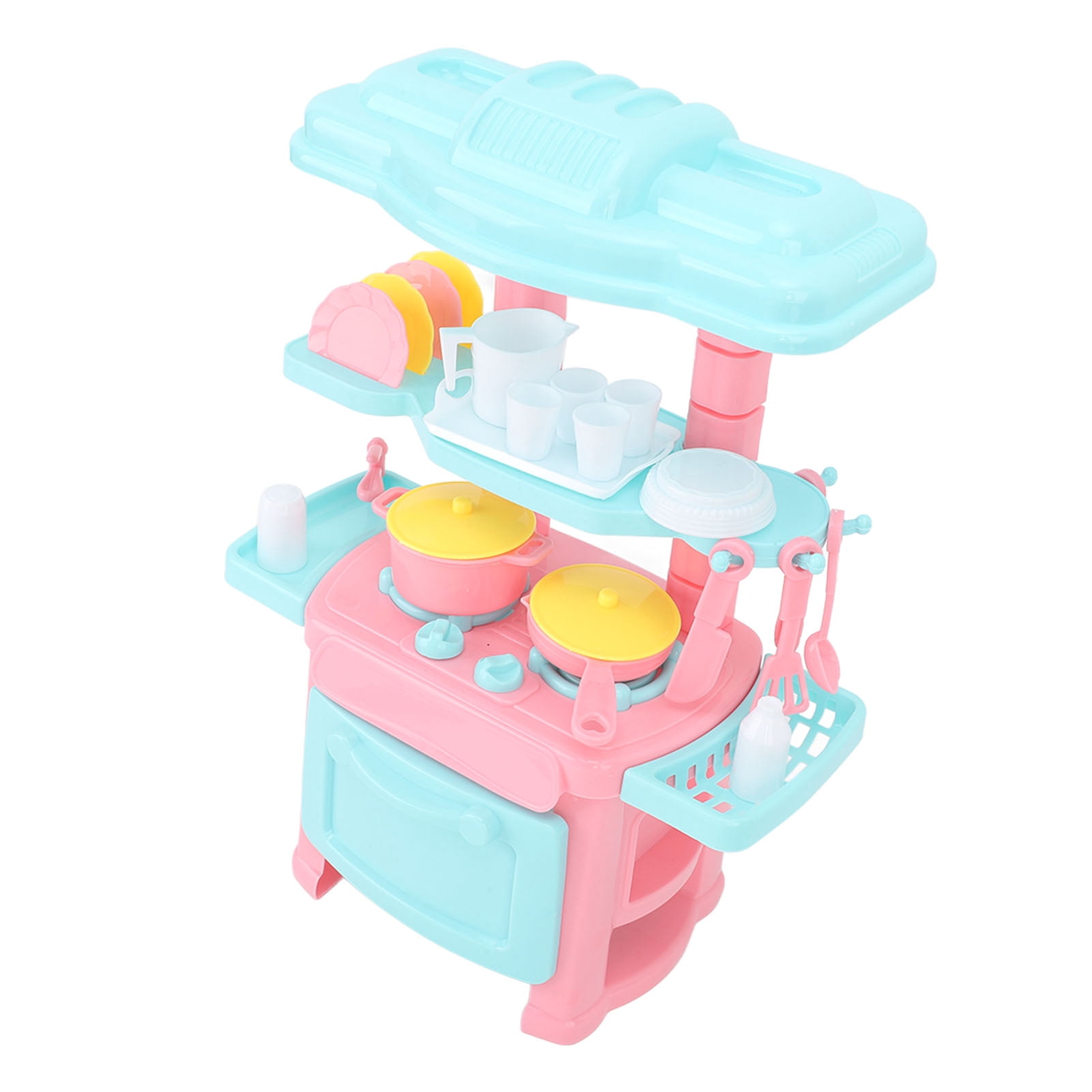 Pretend Play Kitchen Toys, Kitchen Toys Set Integrated Interactive Interesting  for Gift
