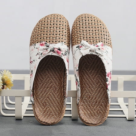 

Aayomet Bedroom Slippers Women Women s Slides Cloud Slippers Summer Novelty Open Toe Slide Sandals Anti-Slip Beach Pool Shower Shoes with Cushioned Thick Sole White 8