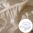 thumbnail image 5 of Clips de edredón Clips de plástico para edredón Clips de botón de edredón para la esquina interior y para mantener el edredón en su lugar (12 piezas) TUNC Sencillez, 5 of 5