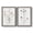 Barnwood Grey, variant on Pressed Botanical I - Premium Framed Canvas 2 Piece Set - Ready to Hang