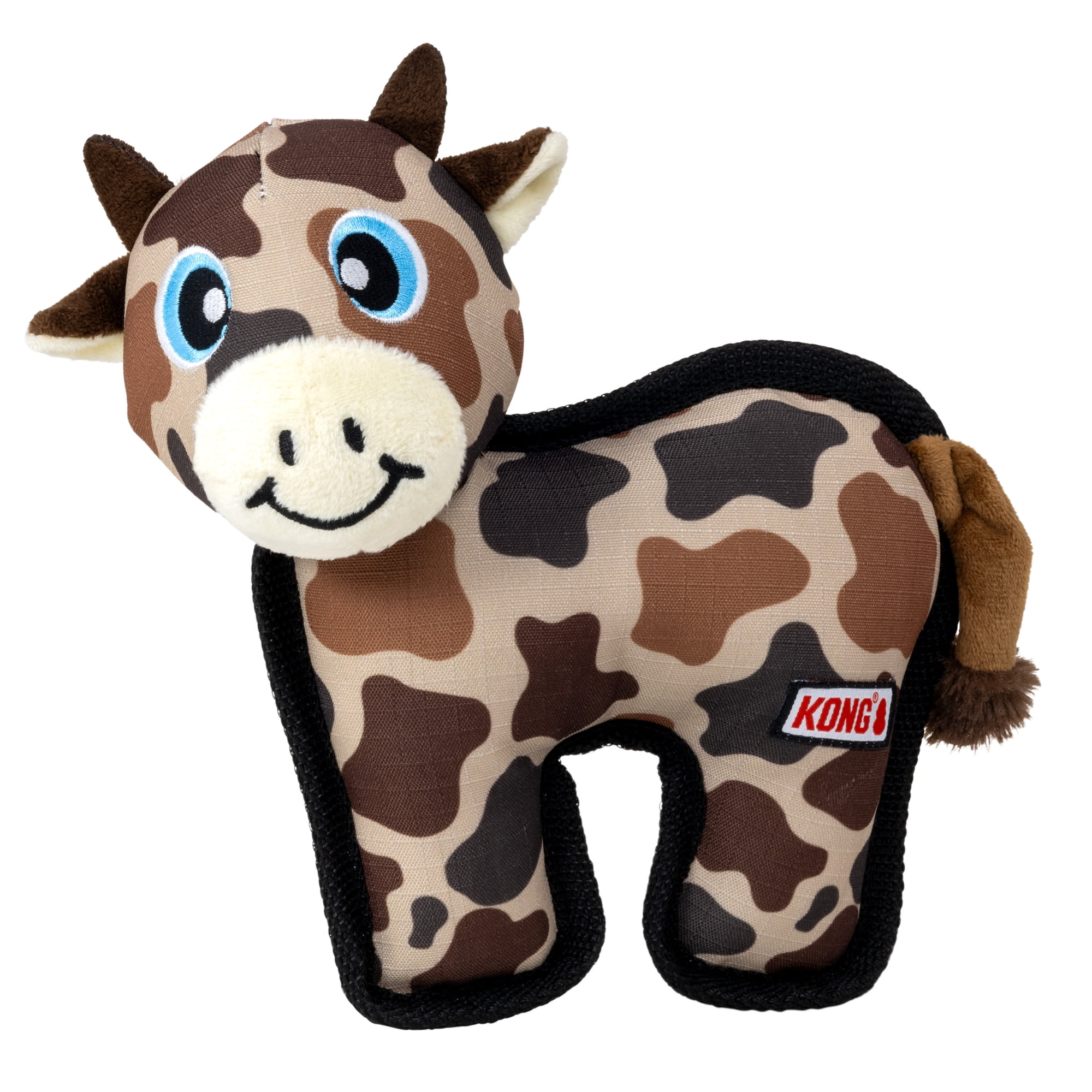 KONG® Ballistic® Cow Squeaker Dog Toy, Medium, for Dogs Between 15-35 lbs