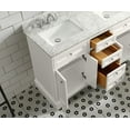 thumbnail image 4 of Ari Kitchen & Bath South Bay 55" Solid Wood Bathroom Vanity in White, 4 of 8