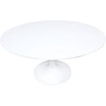 thumbnail image 2 of Fine Mod Imports Flower Table 36", White, 2 of 3