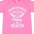 thumbnail image 4 of Inktastic Handpicked for Earth by My Poppy in Heaven with Angel Wings` Boys or Girls Baby Bodysuit, 4 of 5