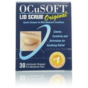 OCuSoft Lid Scrub Original Eyelid Cleanser - 30 Pads Pack of 3