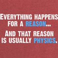 thumbnail image 3 of CafePress - Physics Is The Reason T Shirt - Womens Comfort Colors® Shirt, 3 of 4