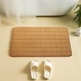 thumbnail image 4 of MSJUHEG Bathroom Rugs Bath Mat Carpet Welcome Decor Day Room Living Doormats Carpet Home Carpets Bathroom Products Memory Foam Carpet Khaki, 4 of 6