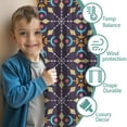 thumbnail image 3 of Blackout Kids Curtains,Multicolor Ethnic Geometric Pattern Childrens Insulated Curtains Set Of 2,Bedroom Essentials,Toddler Room Decor 42x84in(106x213cm), 3 of 5