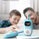 thumbnail image 5 of Dibujos Animados Walkie Talkies Inalámbricos para Niños 1000 mAh 2 Millas 1 azul 1 rosa Sunnimix, 5 of 8