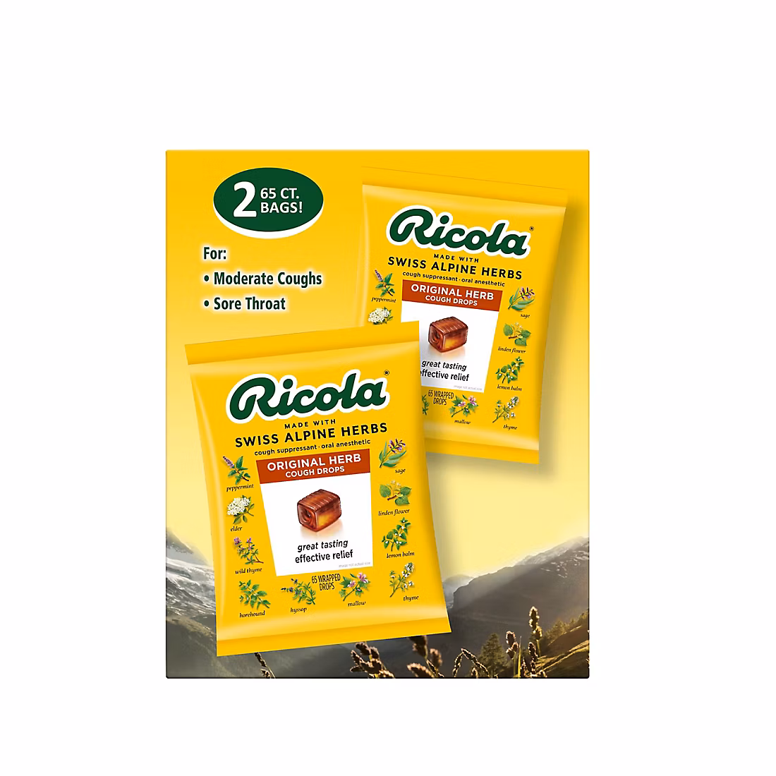 Ricola Orginal Herb Cough Drops, 130 ct.