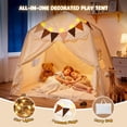 thumbnail image 6 of JoyStone Kids Play Tent with Star Lights & Flags, Foldable Dome Playhouse, Indoor Outdoor Play Tent for Boys & Girls, 54 x 41 x 47 in, 6 of 11