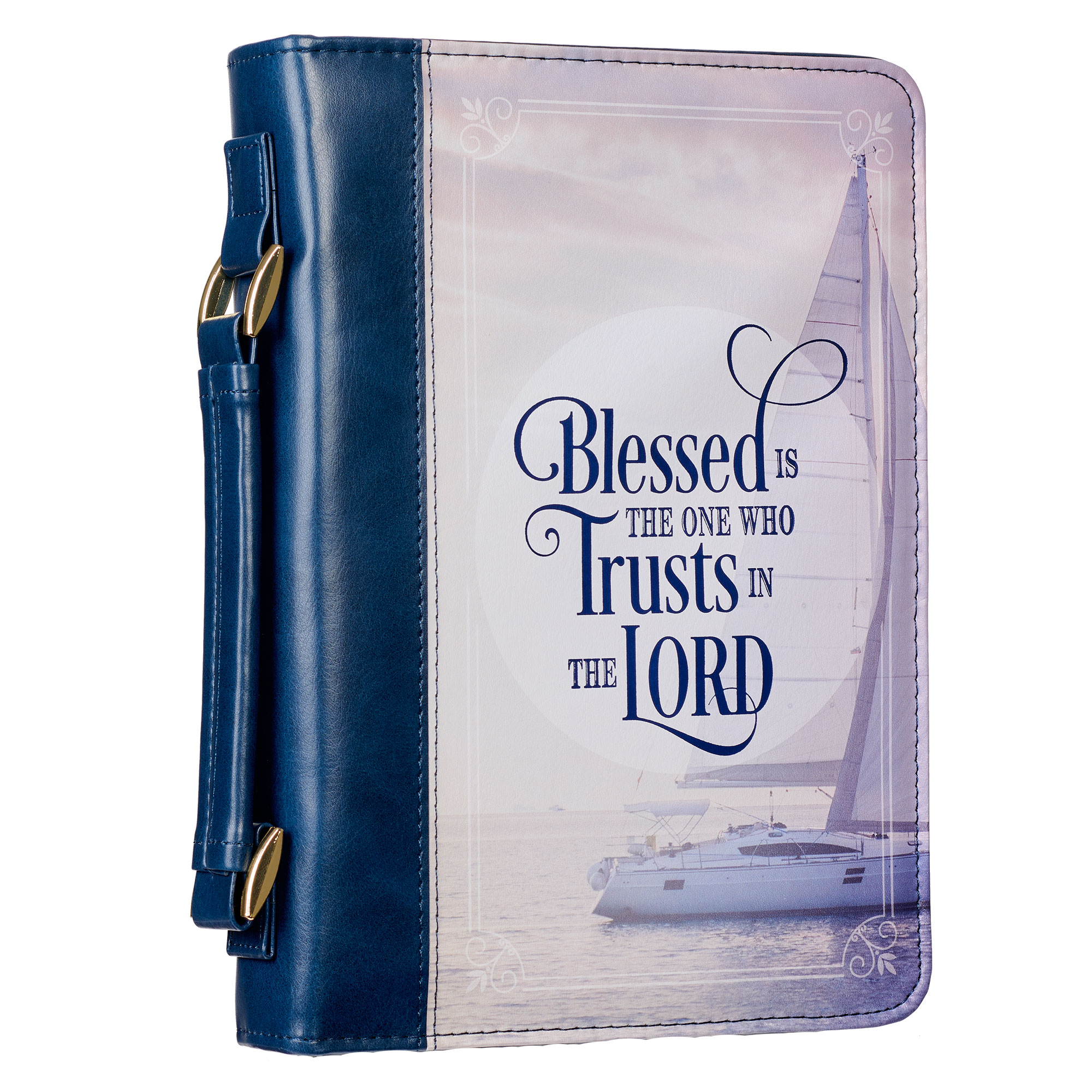 Christian Art Gifts Classic Faux Leather Bible Cover for Women: Blessed is  The One Who Trusts - Jeremiah 17:7 Inspirational Bible Verse, Creamy Beige,  Medium - Walmart.com