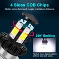 thumbnail image 3 of koolsoo H4 / ​​BA20D H4 / BA20DMotorcycle Headlight Bulbs LED Lamps, Plug-and-Play, 3 of 5