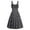 Black, variant on SEMPAI Summer Dresses Dress Sleeveless V-Neck Print Mid-Length Summerdresses Trendy for Cocktail Party Women Dresses Up to 60% Off