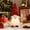 Red, variant on Lighted Sequin Christmas Gnome, Glowing Beard Faceless Nordic Tomte Figure, Striped Arm Holiday Tabletop Decor, Festive Winter Accent for Mantel, Shelf, Bedroom, Party