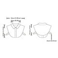 thumbnail image 6 of Yoyauz False Collar Detachable Collar Shirt Dickey Collar Half Shirt False Collar Suitable for Girls and Women, 6 of 6
