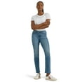 thumbnail image 4 of Lee Women's Midrise Straight Jean, Available in 28", 30", 32" Inseams, Sizes 2-22, 4 of 9