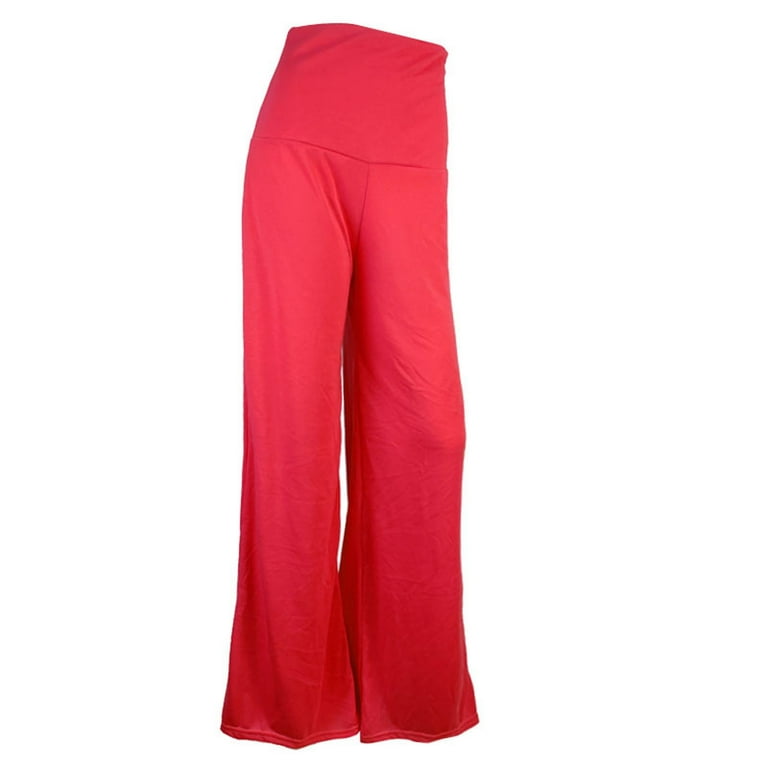 Efsteb Yoga Pants for Women s Dressy High Waist Casual Wide Leg