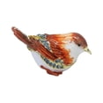 thumbnail image 2 of Segolike Bird Trinket Box, Enamel Hinged Jewelry Box Parties Supplies with Lid Rings Holder Organizer Display for Girl Earring Wedding Light Brown, 2 of 8
